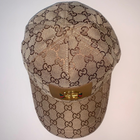 Gucci Tan Monogram Baseball Cap